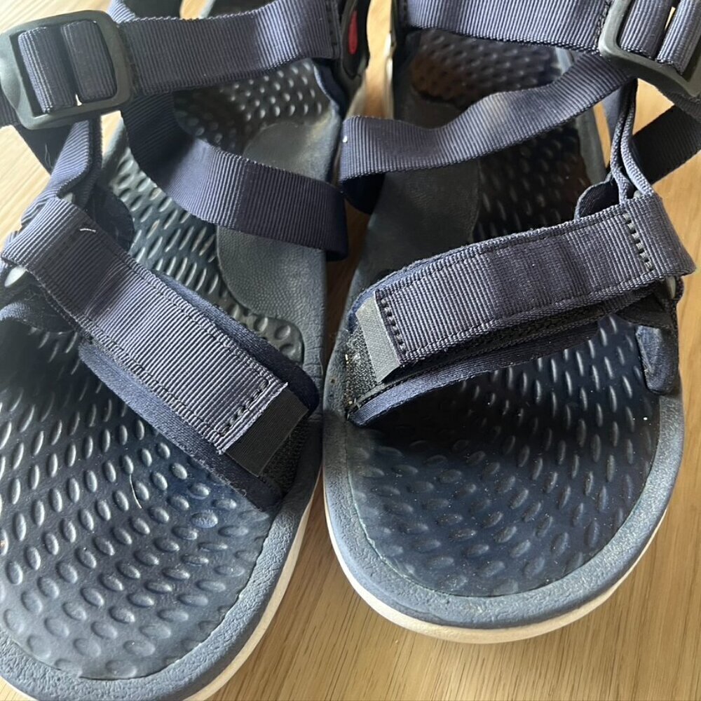 ** Teva men's navy blue sport sandals Sz 11 fabric - Picture 6 of 10